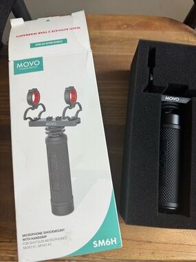 MOVO Black Microphone Shockmount